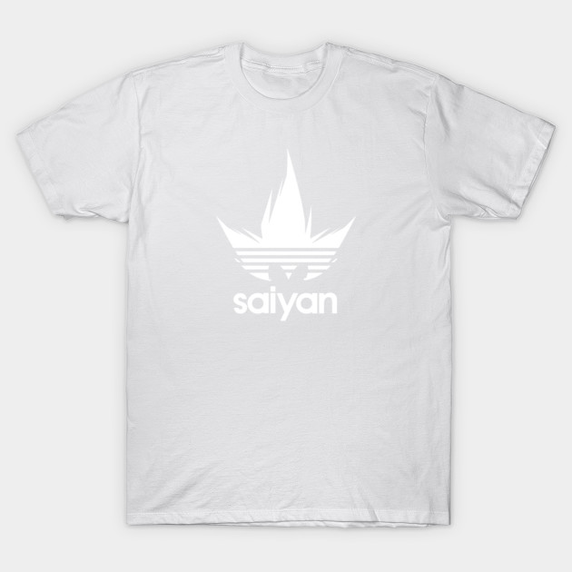 Saiyan white T-Shirt-TOZ